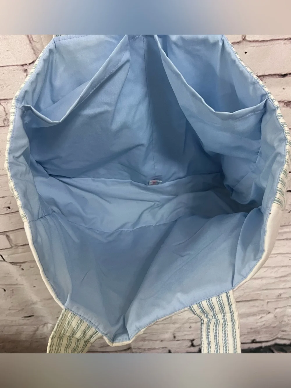 Vtg House of Hatten Diaper Bag Quilted Tote Hey Diddle Diddle Nursery Like New